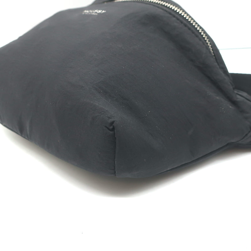 Moussy Fanny Pack Black Nylon Medium Crossbody Bag